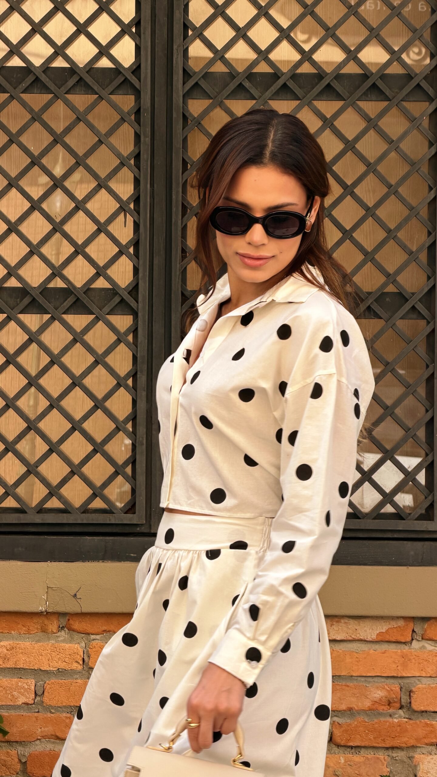 camisa cropped